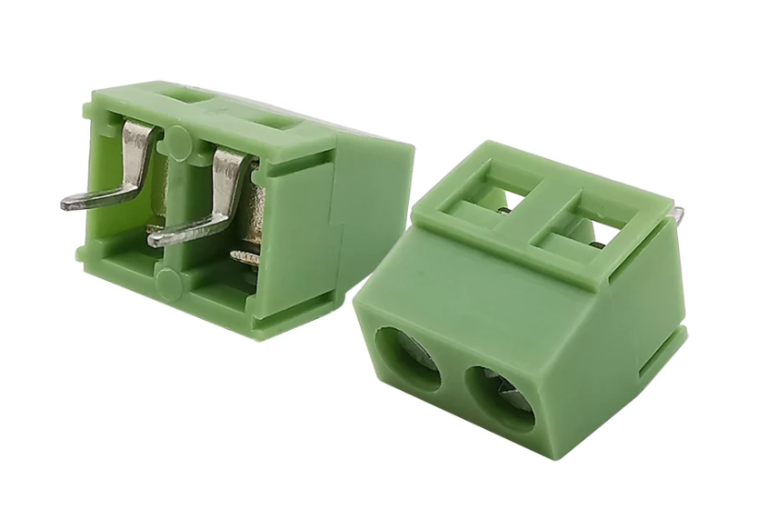 Borne de Conexion Verde 2 PIN 10A 300V KF-127-5.0