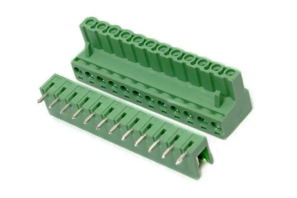 Bornera de Conexión * 12 de 10A/300V Angulo M/H