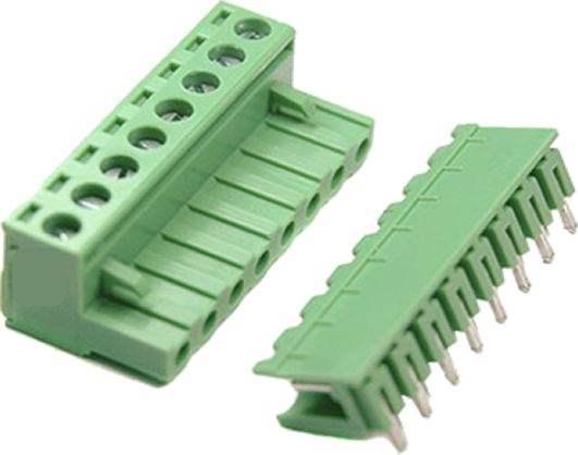 Bornera de Conexión * 8 de 10A/300V Angulo M/H