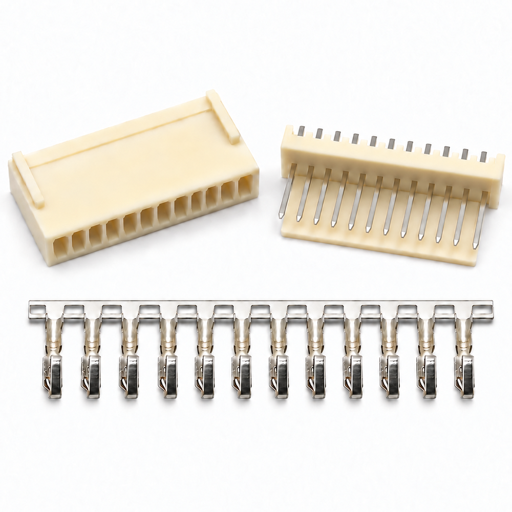 Molex Impreso de 12 Pines Hembra/Macho 2.54mm