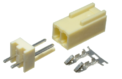 Molex Impreso de 2 Pines Hembra/Macho 2.54mm