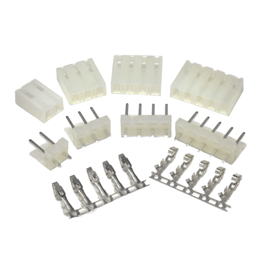 Conector Molex 6 Pines 3.96 mm Macho + Hembra para PCB con Terminales