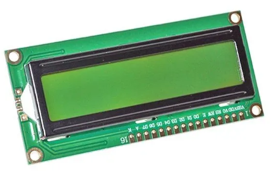 Display LCD 2X16 Caracteres  1602A BACKLIGHT Verde