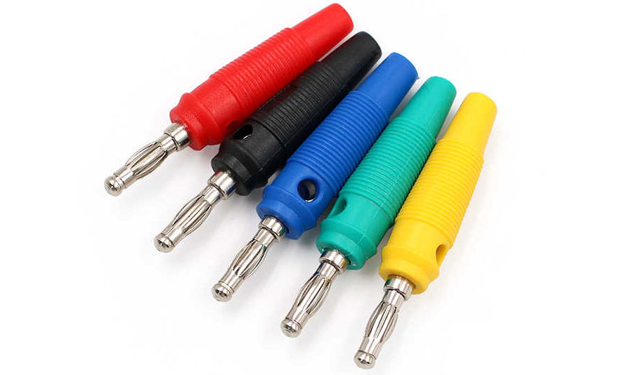Plug Banana Goma Colores