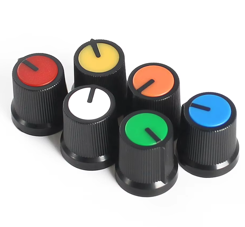 Perilla P./Potenciometro, Plastico Colores