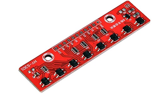[QTM-8A] QTM-8A Módulo Arreglo de Sensores para Seguidor de Linea QTR de 8 Optos SMD