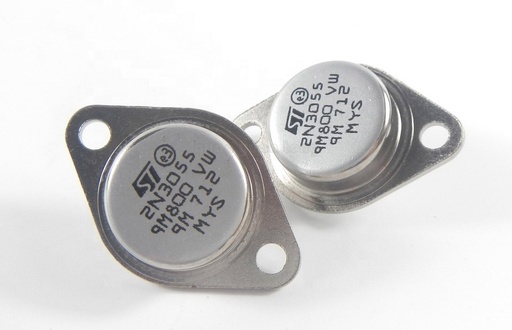 [2N3055-ST] 2N3055-ST Transistor de 60VDC 15AMP NPN TO-3