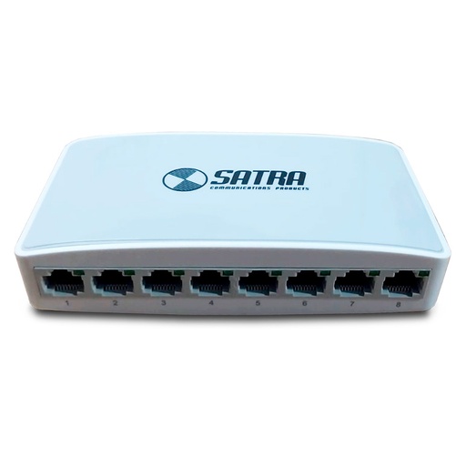 [SA-S0108] SWITCH 8 PUERTOS 10/100 DESKTOP SATRA    1301080000