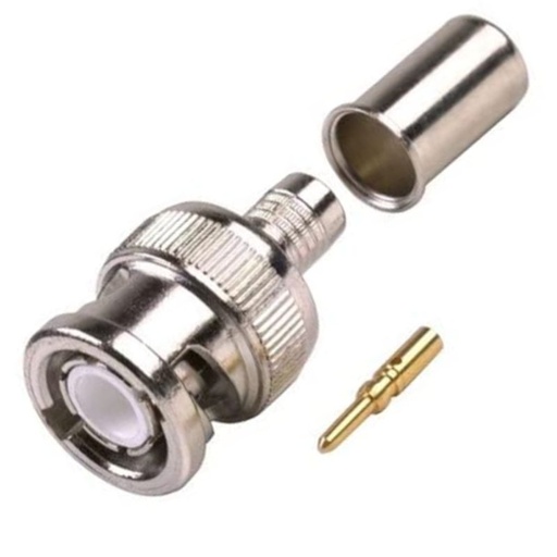 [SSBC06-A] Conector BNC CRIMP P/RG-58/SSBC06-A/Scientific Satélite
