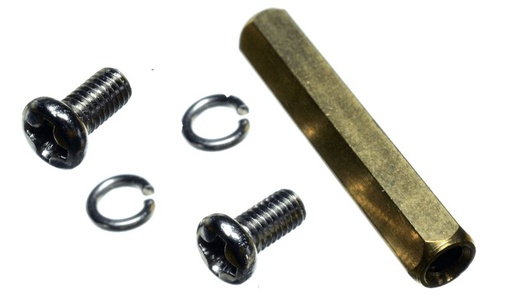 [SSH-M3X25-FF        ] Separador de Bronce Hexagonal M3X25mm Hembra Hembra