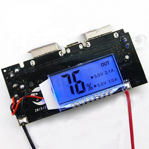 [TP18650-LCD] Cargador de Baterias de Litio C/LCD 