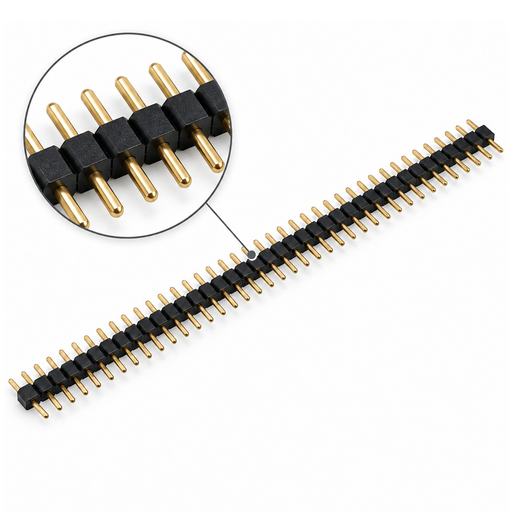 [TP-40MM] Pin Torneado de 40 Pines Macho Macho