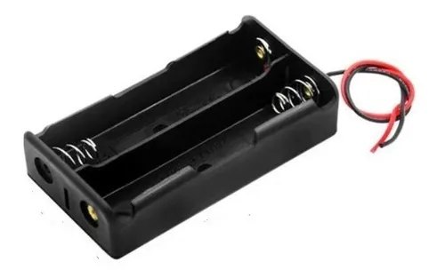 [NB-2AA] Porta pila de 2 Pilas Doble (JJ-064 JJCH) UM-3X2 HF