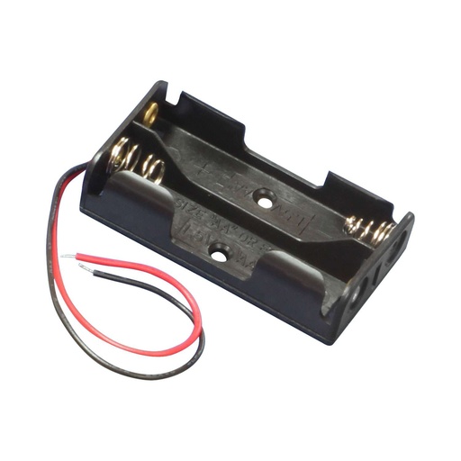 [NB-2AA] Portapilas AA Para 2 Pilas AA de 1.5V u otras Baterias de Tamaño LR6