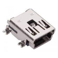 [USB5-SMDM] Conector Mini USB 5 Pines para  Impreso SMD