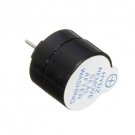 [YHE12-03-ST] Buzzer de 3VDC 12x9.5mm 2300 +/- 300Hz R Pitch 7.6mm ROJO