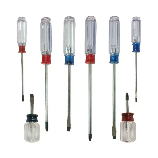 [HY-9701A] SET DE 6 DESARMADORES INMANTADOS HONY