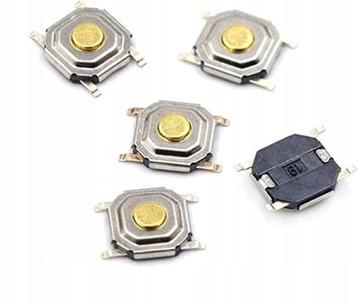 [T-4X4-1H7SB         ] TACT SWITCH 4 PIN DE 4X4 1.7mm  SMD/Bronce        