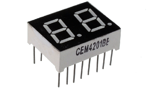 [CEM4201BE           ] Display Multiplexado 2 Dig. AC GEM4201BE
