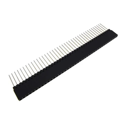 [HF-1X40-L] Header Hembra de 1X40PIN 2.54x8.5+2.5PF/1x40P/W2.5