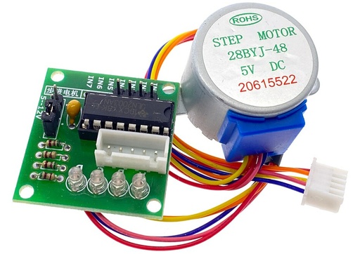 [28BYJ48-2003        ] Motor de Pasos 5V Unipolar 1:64 con ULN2003