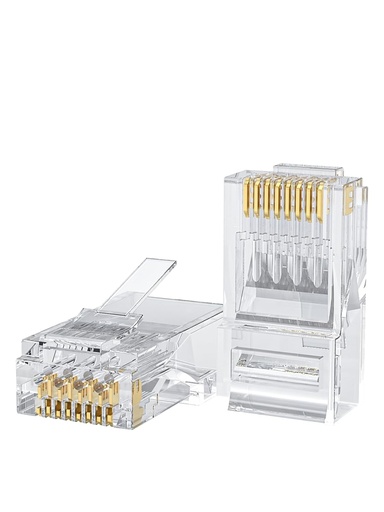 [RJ45-Cat6-CH] Conector Plug RJ45 UTP Cat6 - 8P8C para Cable de Red