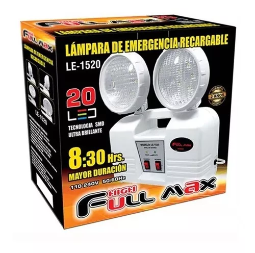 [LE-1520] Lámpara de Emerg. C/20 Leds SMD 8:30 Horas