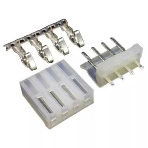 [L3.96X4-PCB] Molex Impreso de 4 Pines Hembra/Macho