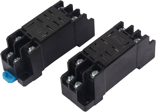 [DTF-08A] Zócalo de Relé DTF-08A para JQX-13F de 8 Pines, Montaje Riel