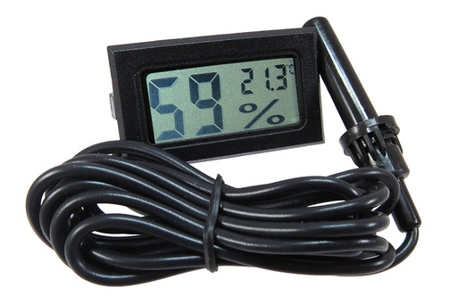 [TPH-10F] Higrometro Termometro Digital Ambiental con Sonda externa de Temperatura. Uso Interno