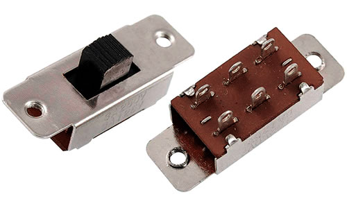 [SS23F19G7-S2] SWITCH DESLIZANTE DPDT 6 PINES ON-OFF