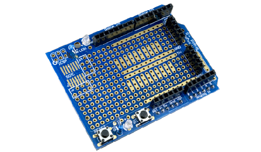 [ARD-PROTO] SHIELD PROTOBOARD, PARA ARDUINO CON PROTOBOARD