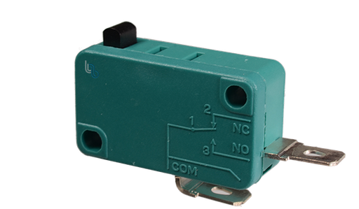 [KW8-OZ-2] Micro Switch 16A 250V 2 Pines y Palanca  28x15x10mm