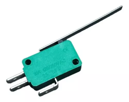 [KW8-OZ-B52] Micro Switch 16A 250V  Palanca 52mm 28x15x10mm