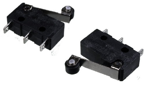 [KW11-3Z-3F] Micro Switch Palanca con Rueda 17mm 20x10x6mm 5A 250V