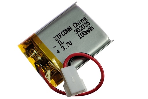 [IL-302025] Bateria de 3.7V 100mAH ION Litio Recargable