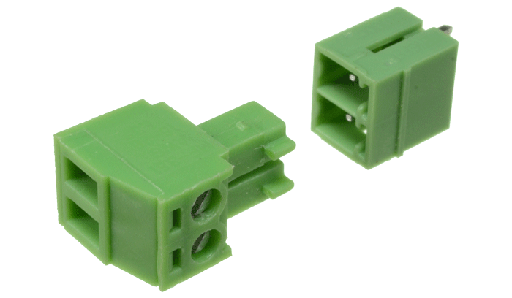 [RC2ERCK-38-2PR] Bornera de Conexión 2 Pines en Recto