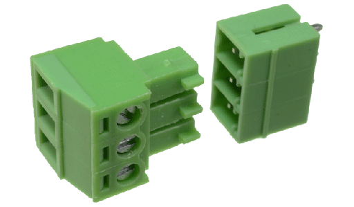 [RC2ERCK-38-3PR] Bornera de Conexión 3 Pines en Recto