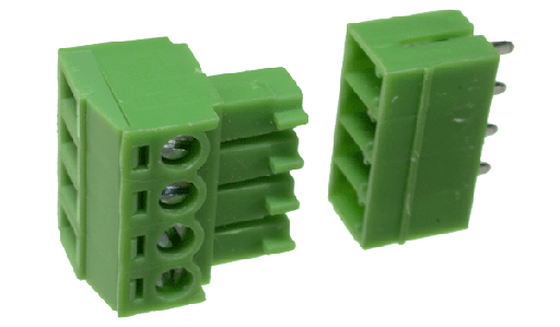 [RC2ERCK-38-4PR] Bornera de Conexión 4 Pines en Recto