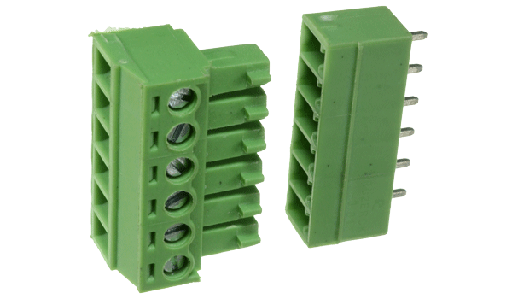 [RC2ERCK-38-6PR] Bornera de Conexión 6 Pines en Recto