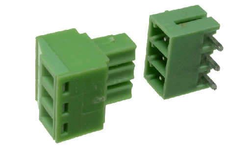 [RC2ERCK-38-3PA] Bornera de Conexión 3 Pines en Angulo