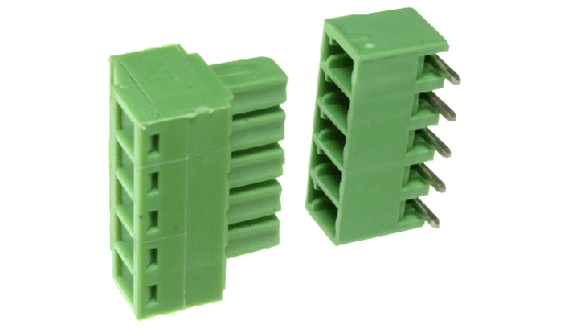 [RC2ERCK-38-5PA] Bornera de Conexión 5 Pines en Angulo