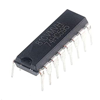 [74HC595] SN74HC595N Registro Shift de 8 Bits Salida Paralelo y Triestado Encapsulado DIP-16