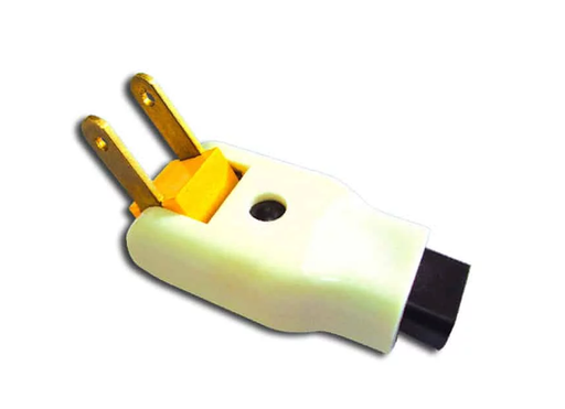 [E-700B] Enchufe Giratorio Automatico Blanco