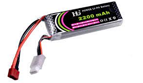 [LIPO-11V1-2200HJ] Bateria LIPO Recargable HJ 11.1V 2200mAh 25C 3S
