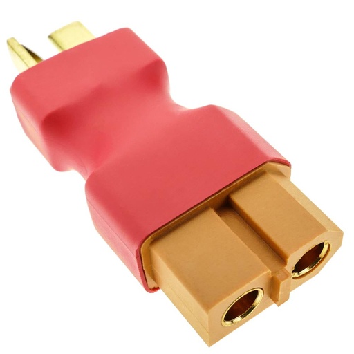 [XT60-TR] Adaptador conector T Macho p./baterias LIPO