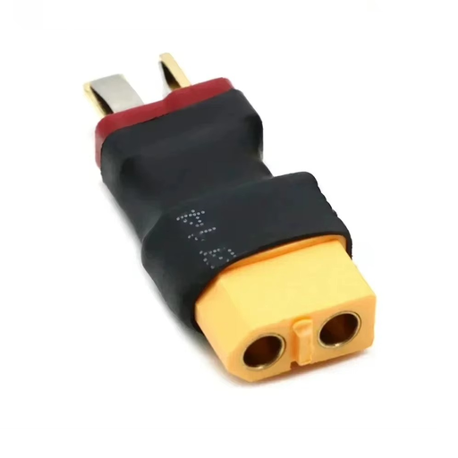 [XT60H-TPM] Adaptador Conector XT60 Hembra a T-Plug (Deans) Macho para Batería LiPo RC