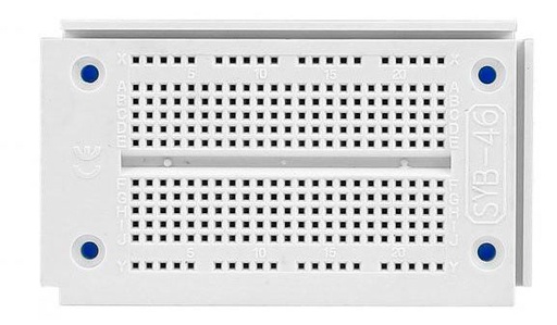 [SYB-46] Protoboard Blanco de 270 Puntos en Blíster 90x53mm