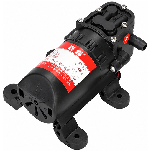 [DP-521] Bomba de Agua C./Motor DC12V 2A 3.5L/Min Bobinado Cobre