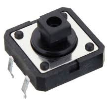 [T-12X12-7HCP] Tact Switch 4 Pin Grande 12x12 4mm para Perilla